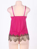 Regal Romance Sexy Rose Red Lace Babydoll