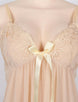 2pcs Apricot Seduce Elegant Babydoll With G-string