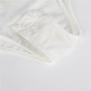 White Delicate Emboss Lace Teddy