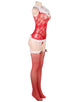 Red Christmas Plush Decoration Costume Babydoll