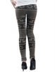 Ladies Winter Deer Snowflakes Leggings