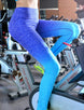 Blue Gradual Change GYM Legging