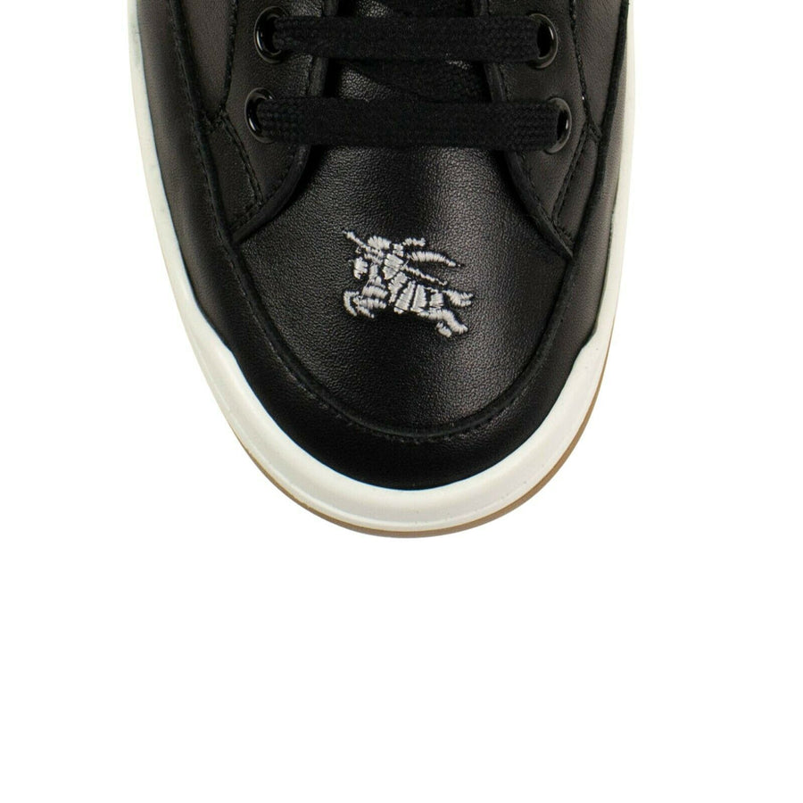 'Timsbury' Knight Embroidered Sneakers - Black