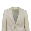 ERMENEGILDO ZEGNA SU MISURA Wool One Button Tuxedo - Ivory