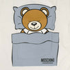 Sleeping Bear Graphic Print Short Sleeve T-Shirt - White