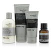 Logistics For Men The Perfect Shave Kit: Cleanser + Pre-shave Oil + Shave Cream + After Shave Cream - 4pcs