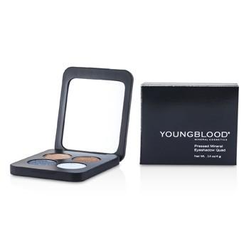 Pressed Mineral Eyeshadow Quad - Glamour Eyes - 4g/0.14oz