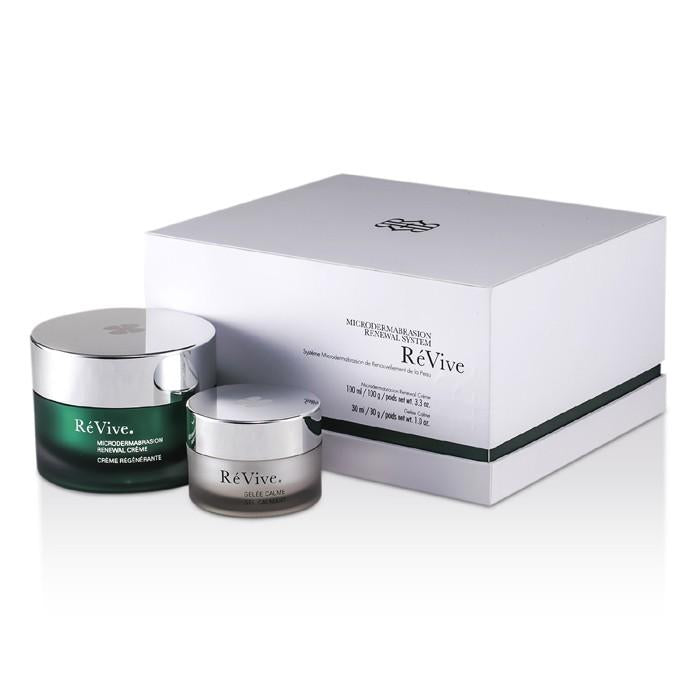 Microdermabrasion Renewal System: Renewal Creme 100ml/3.3oz + Gelee Calme 30ml/1oz (white Gift Box) - 2pcs