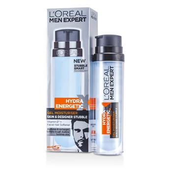 Men Expert Hydra Energetic Skin & Designer Stubble Gel Moisturiser (pump) 78201733 - 50ml/1.7oz