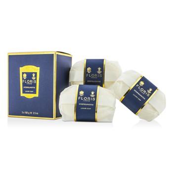 Stephanotis Luxury Soap - 3x100g/3.5oz