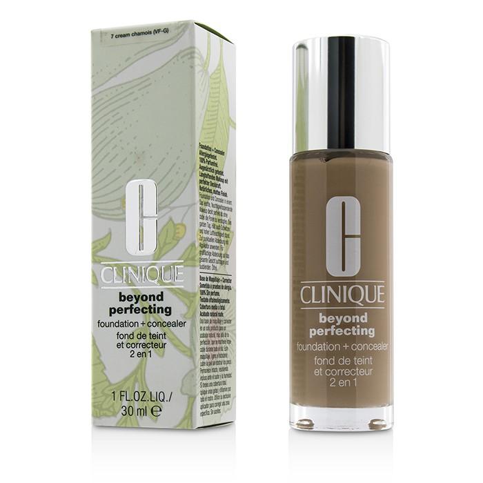 Beyond Perfecting Foundation & Concealer - # 07 Cream Chamois (vf-g) - 30ml/1oz