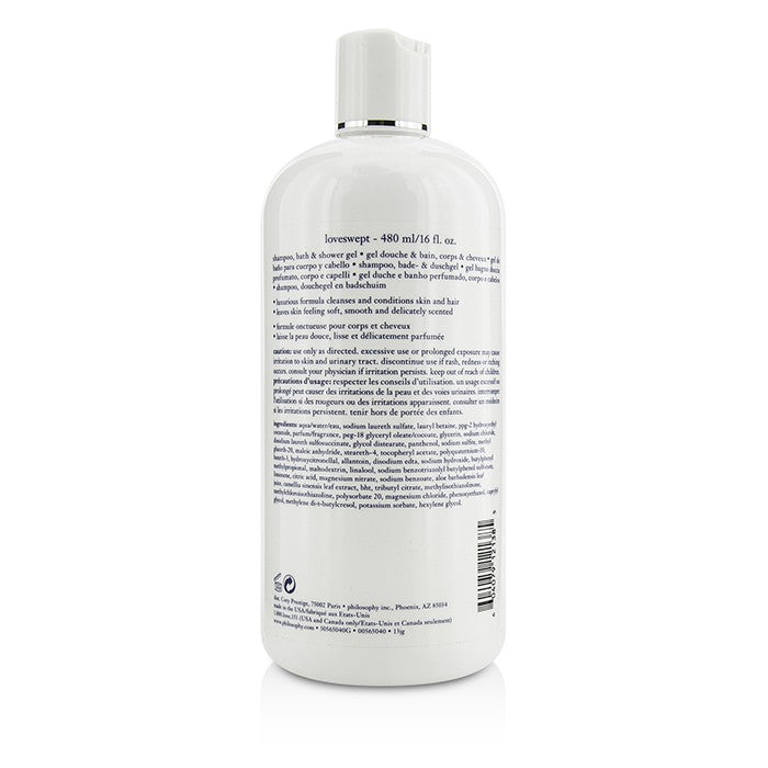 Loveswept Shampoo, Bath & Shower Gel - 480ml/16oz