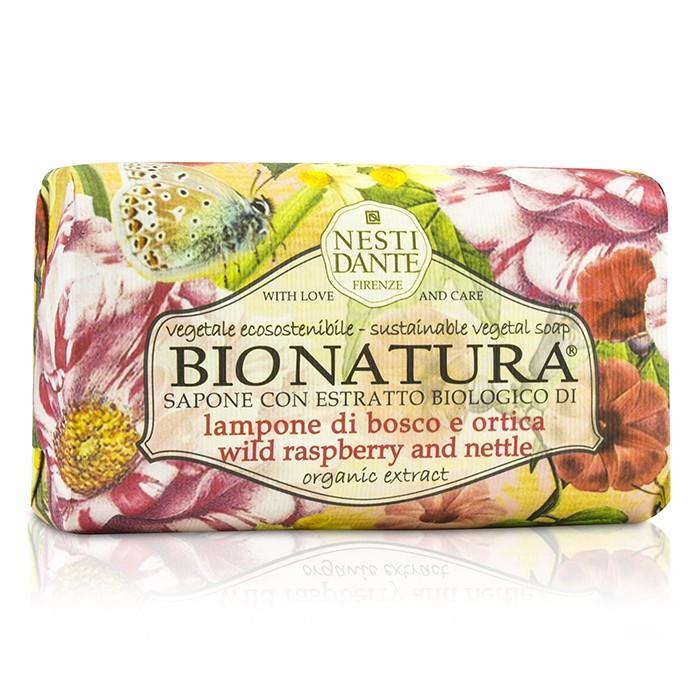 Bio Natura Sustainable Vegetal Soap - Wild Raspberry & Nettle - 250g/8.8oz