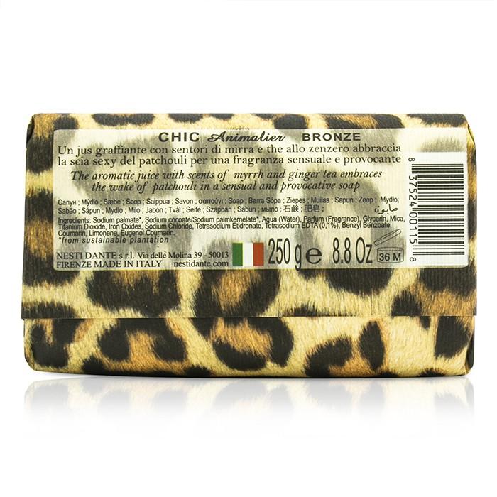 Chic Animalier Natural Soap - Myrrh, Ginger Tea & Patchouli - 250g/8.8oz