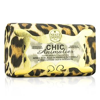 Chic Animalier Natural Soap - Myrrh, Ginger Tea & Patchouli - 250g/8.8oz