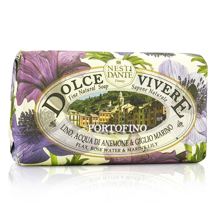 Dolce Vivere Fine Natural Soap - Portofino - Flax, Rose Water & Marine Lily - 250g/8.8oz