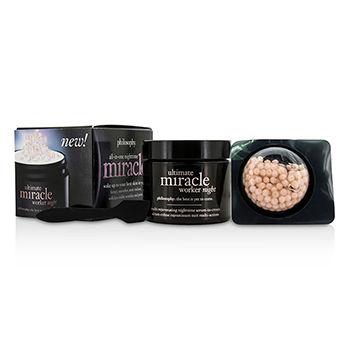 Ultimate Miracle Worker Night: Night Cream 50ml/1.7oz + Night Serum 10ml/0.34oz - 2pcs