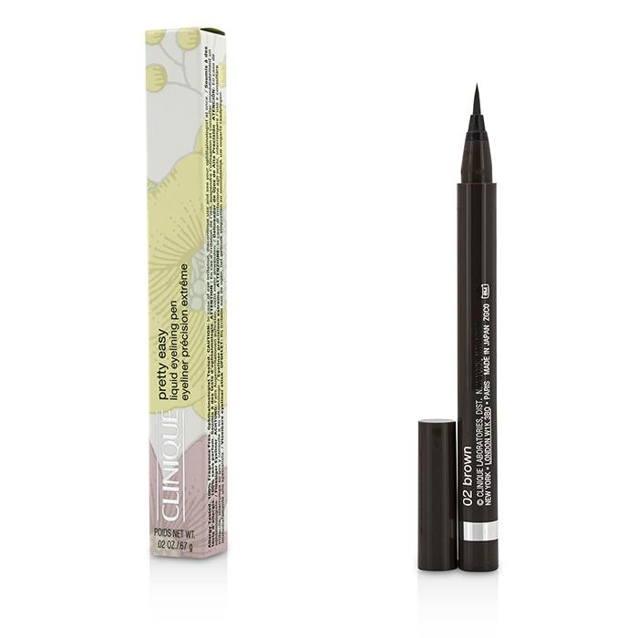 Pretty Easy Liquid Eyelining Pen - #02 Brown - 0.67g/0.02oz