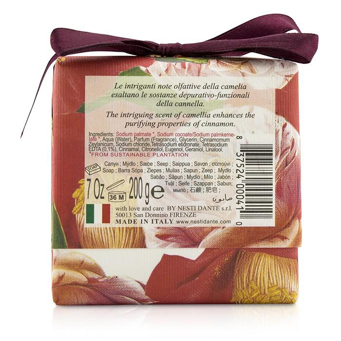 Gli Officinali Soap - Camellia & Cinnamon - Purifying & Sweetening - 200g/7oz