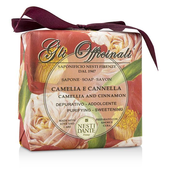 Gli Officinali Soap - Camellia & Cinnamon - Purifying & Sweetening - 200g/7oz