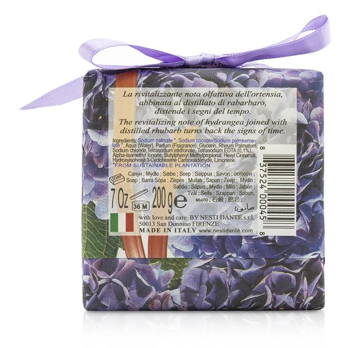 Gli Officinali Soap - Hydrangea & Rhubarb - Tonic & Energizing - 200g/7oz