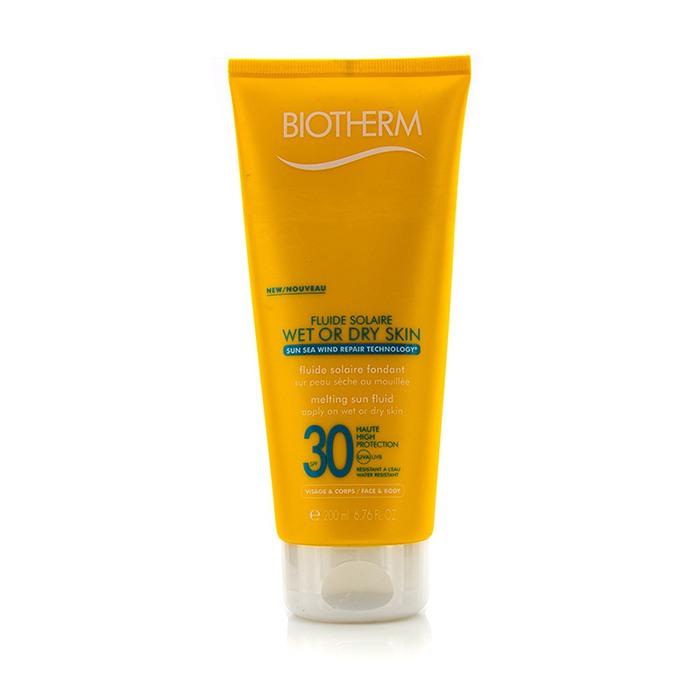 Fluide Solaire Wet Or Dry Skin Melting Sun Fluid Spf 30 For Face & Body - Water Resistant - 200ml/6.76oz