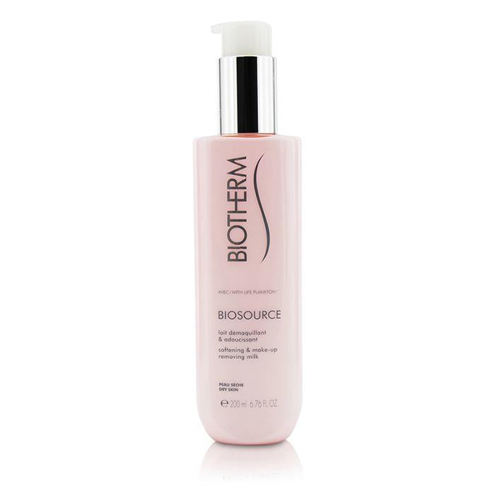 Biosource Softening & Make-up Removing Milk - For Dry Skin - 200ml/6.76oz