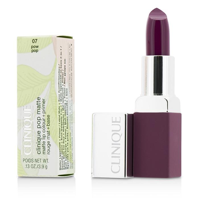 Pop Matte Lip Colour + Primer - # 07 Pow Pop - 3.9g/0.13oz