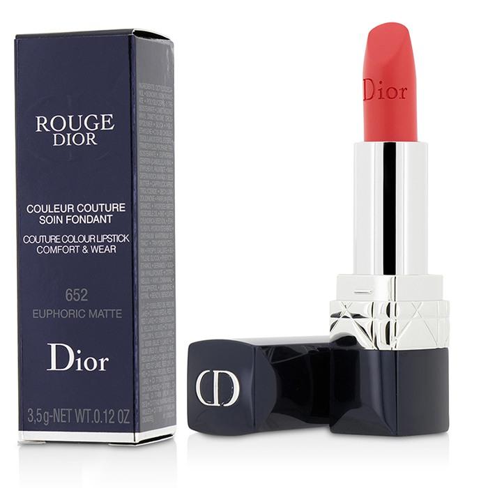 Rouge Dior Couture Colour Comfort & Wear Matte Lipstick - # 652 Euphoric Matte - 3.5g/0.12oz