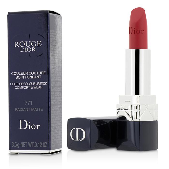 Rouge Dior Couture Colour Comfort & Wear Matte Lipstick - # 771 Radiant Matte - 3.5g/0.12oz