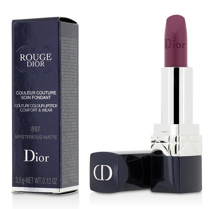 Rouge Dior Couture Colour Comfort & Wear Matte Lipstick - # 897 Mysterious Matte - 3.5g/0.12oz