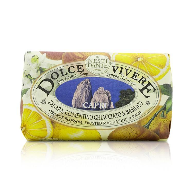 Dolce Vivere Fine Natural Soap - Capri - Orange Blossom, Frosted Mandarine & Basil - 250g/8.8oz