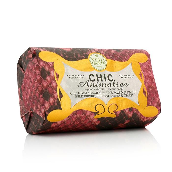 Chic Animalier Natural Soap - Wild Orchid, Red Tea Leaves & Tiare - 250g/8.8oz