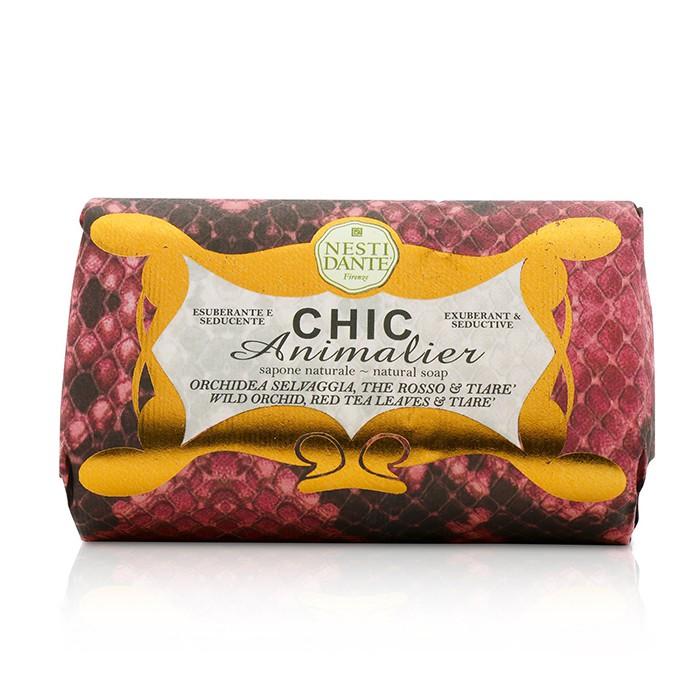 Chic Animalier Natural Soap - Wild Orchid, Red Tea Leaves & Tiare - 250g/8.8oz