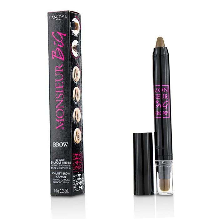 Monsieur Big Brow Chubby Brow Crayon With Blending Brush - #02 Chesnut - 1.5g/0.05oz