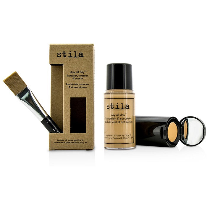 Stay All Day Foundation, Concealer & Brush Kit - # 7 Buff - 2pcs