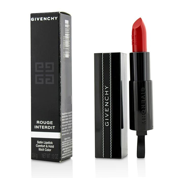 Rouge Interdit Satin Lipstick - # 13 Rouge Interdit - 3.4g/0.12oz