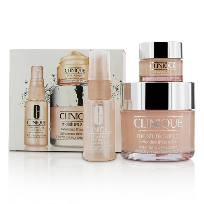 Moisture Surge Set: Moisture Surge 125ml + All About Eyes 15ml + Moisture Surge Face Spray Thirsty Skin Relief 30ml - 3pcs