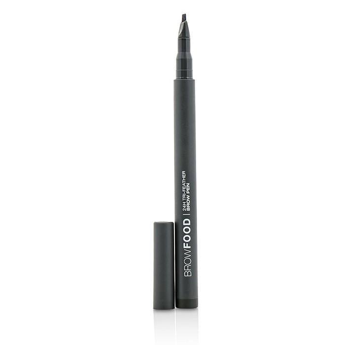 Browfood 24h Tri Feather Brow Pen - Charcoal - 1ml/0.03oz