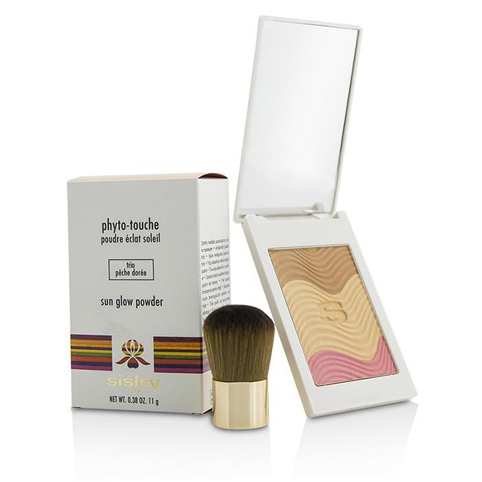 Phyto Touche Sun Glow Powder With Brush - # Trio Peche Doree - 11g/0.38oz