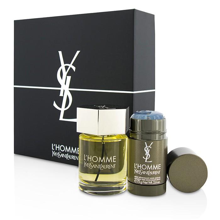 L'homme Coffret: Eau De Toilette Spray 100ml/3.3oz + Deodorant Stick 75g/2.6oz - 2pcs