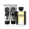 Uomo Coffret: Eau De Toilette Spray 100ml/3.4oz + Shampoo & Shower Gel 100ml/3.4oz + After Shave Balm 100ml/3.4oz - 3pcs