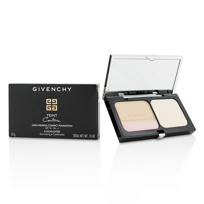 Teint Couture Long Wear Compact Foundation & Highlighter Spf10 - # 2 Elegant Shell - 10g/0.35oz