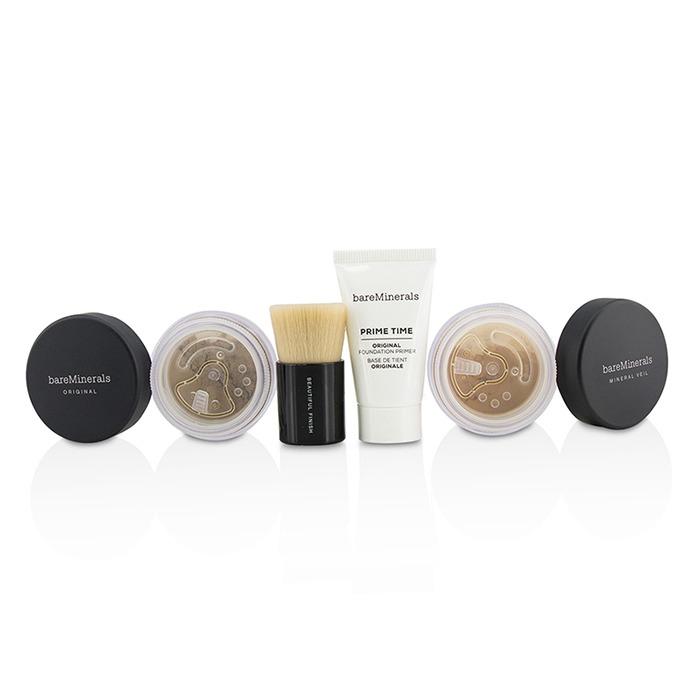 Get Started Mineral Foundation Kit - # 18 Medium Tan - 4pcs