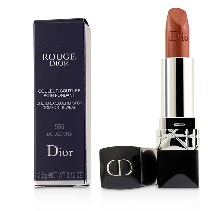 Rouge Dior Couture Colour Comfort & Wear Lipstick - # 555 Dolce Vita  F002783555 - 3.5g/0.12oz