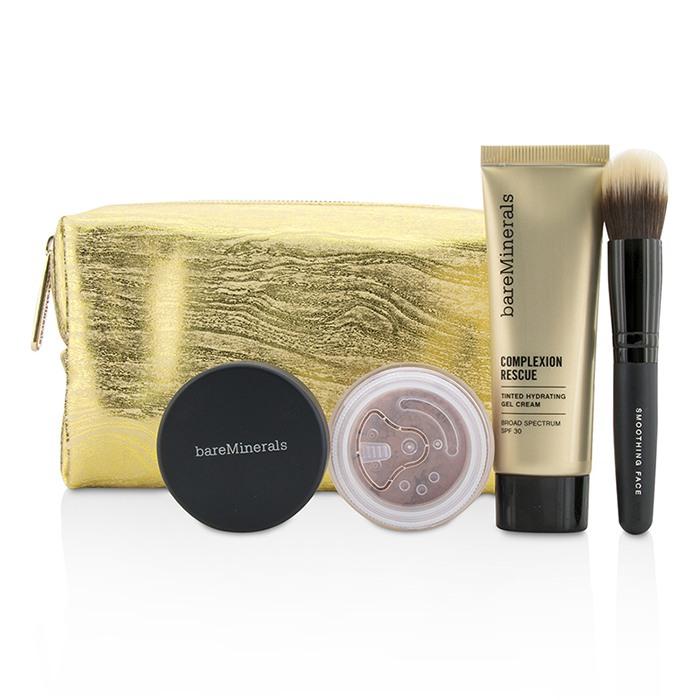 Take Me With You Complexion Rescue Try Me Set - # 01 Opal - 3pcs+1bag