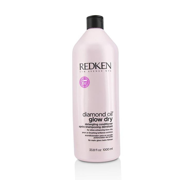 Diamond Oil Glow Dry Detangling Conditioner (for Shine Enhancing Blow Dry) - 1000ml/33.8oz