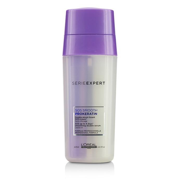 Professionnel Serie Expert - Liss Unlimited Prokeratin Sos Smooth Sos Up To 4 Days* Smoothing Double Serum - 2x15ml/0.5oz