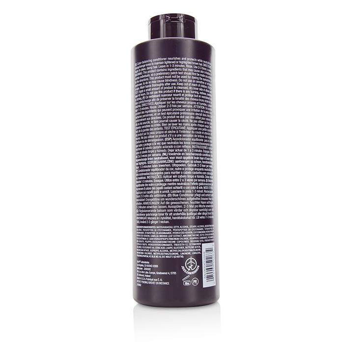 Color Balance Blue Conditioner (eliminates Brassy/orange Tones On Lightened Brown Hair) - 1000ml/33.8oz