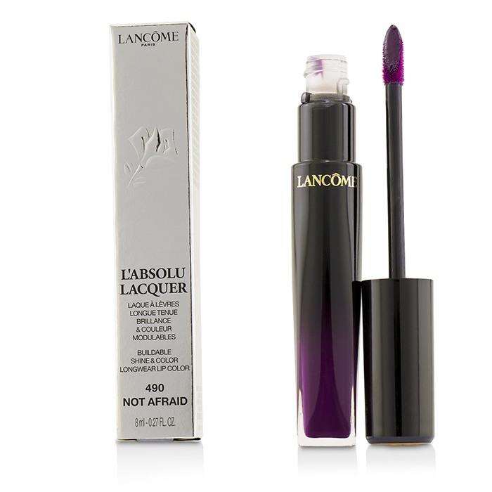 L'absolu Lacquer Buildable Shine & Color Longwear Lip Color - # 490 Not Afraid - 8ml/0.27oz